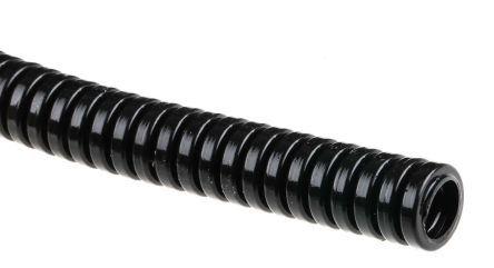 Flexicon Conducto Flexible FPAS De Plástico Negro, Long. 50m, Ø 10mm, IP66, IP67, IP68, IP69K