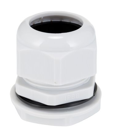 HellermannTyton NGM Series Grey Nylon Cable Gland, M50 Thread, 30mm min., 38mm max., IP68