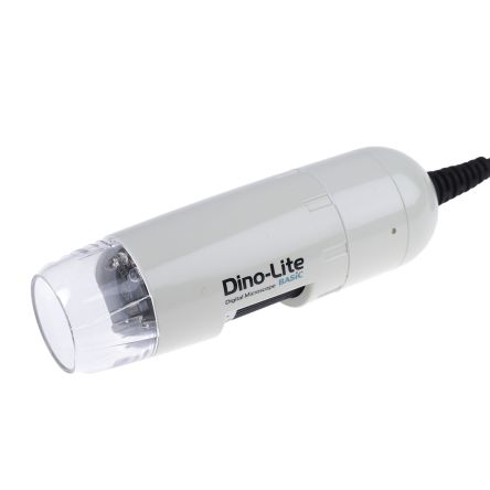 Dino-Lite Microscopio Digital AM2111, 200X, 640 X 480 Píxeles, 30fps, Con Iluminación LED Blanco, USB