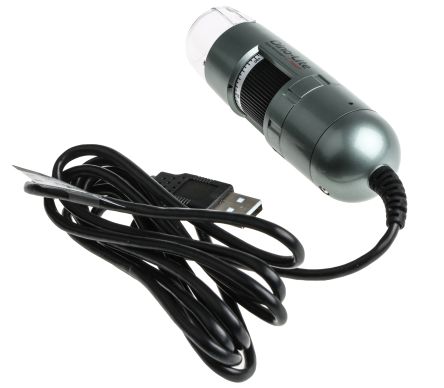 Dino-Lite AM3113T USB Digital Mikroskop, Vergrößerung 200X 30fps Beleuchtet, Weiße LED, 640 X 480 Pixel