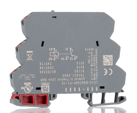 RS PRO Interface Relais 24V Ac/dc, 1-poliger Wechsler DIN-Schienen