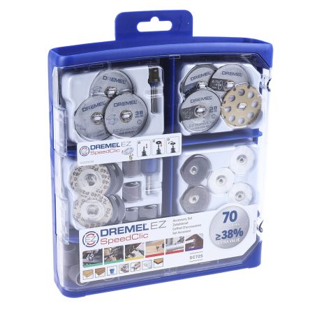 Dremel 70-Piece Accessory Kit, For Use With Tools