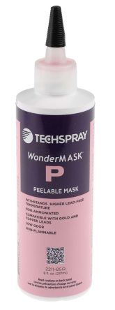 Techspray Máscara De Soldadura 2211-8SQ, Botella De 227g, Pelable