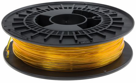 RS PRO PET-G 3D-Drucker Filament Zur Verwendung Mit Gängige Desktop-3D-Drucker, Lichtdurchlässig Gelb, 2.85mm, FDM, 500g