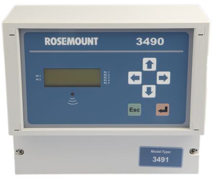 Rosemount 3490 Series Level Controller - Wall Mount ATEX, 115 [arrow/] 230 V Ac 1 Current, Voltage Input 1 X 4 - 20mA +