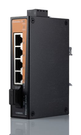 Weidmuller Weidmüller Ethernet-Switch, 4 X RJ45 Für DIN-Schienen