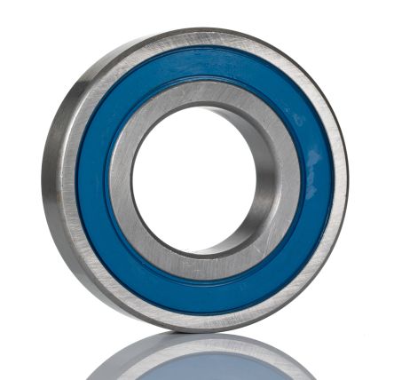 RS PRO SS6204-2RS Single Row Deep Groove Ball Bearing- Both Sides Sealed End Type, 20mm I.D, 47mm O.D