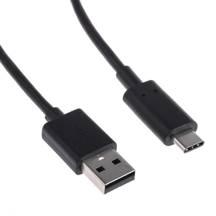 Cable Usb Usb 2 0 2m Negro Usb A Macho A Usb C Macho Rs