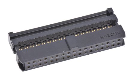 Hirose HIF3A IDC-Steckverbinder Buchse,, 34-polig / 2-reihig, Raster 2.54mm