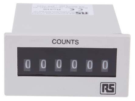 RS PRO Impulse Counter Counter, 6 Digit, 10Hz, 230 V Ac