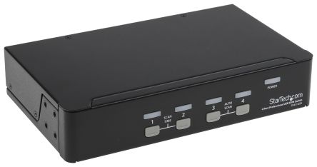 StarTech.com Switch KVM Sin Audio, 4 Puertos USB 1 1 VGA
