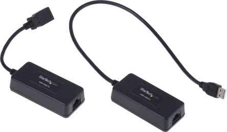 StarTech.com Startech USB-Verlängerungskabel, 40m, USB 1.1, CATx 1-Port, 85 X 40 X 25mm Lokales Gerät, 85 X 40 X 25mm