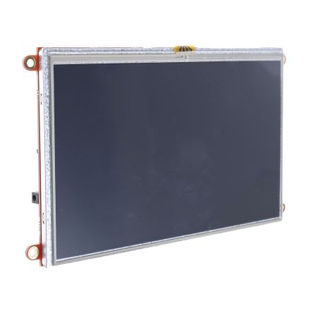 4D Systems Display LCD Color TFT Táctil Resistivo De 7plg, 800 X 480pixels, Alim. 5,5 V, Interfaz I2C, TTL