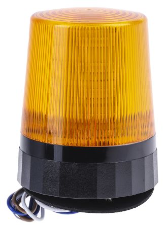 RS PRO Segnalatore Lampeggiante, LED, Ambra, 110 → 230 V C.a.