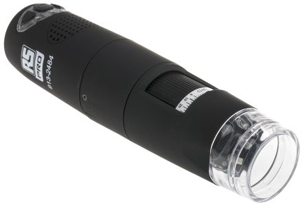 RS PRO USB WiFi-Mikroskop, Vergrößerung 10 → 160X 30fps Beleuchtet, LED, 1280 X 1024 Pixel Batteriebetrieben