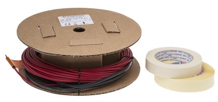 RS PRO 伴热电缆, 240V 交流, 17W/m, 聚氯乙烯 PVC护套, 地板供暖电缆