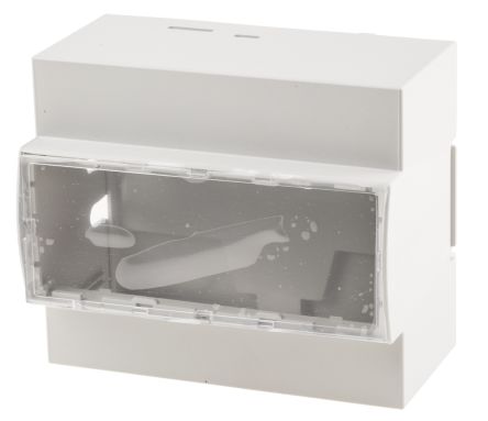 Italtronic Caja Modulbox DIN Rail De ABS Y Policarbonato Gris Para Raspberry Pi 2 B, Raspberry Pi B+