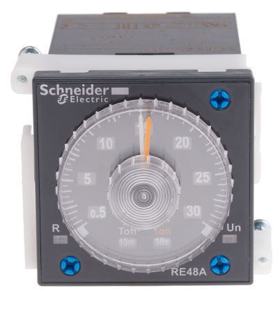 Schneider Electric Harmony Time Zeitrelais, Frontplattenmontage, 0.02 S → 300h, 24 → 240V Ac/dc, 2 Kont.