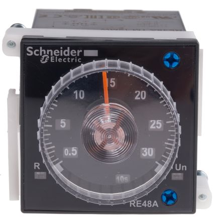 Schneider Electric Harmony Time Series Panel Mount Timer Relay, 24 → 240V Ac/dc, 2-Contact, 0.02 S →