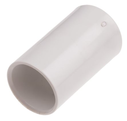 RS PRO PVC Kabelrohr Befestigung Koppler (Dia) 20mm Weiß