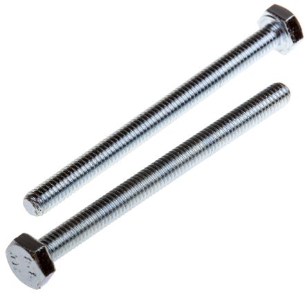 Zinc Plated Steel Hex M4 x 50mm Set Screw | RS Components