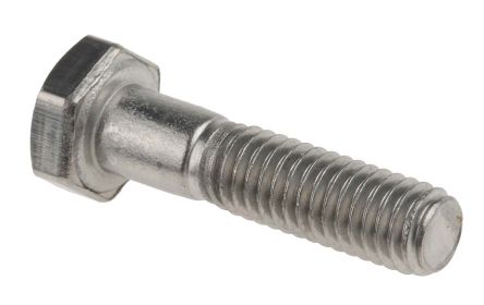 RS PRO M6 X 25mm Sechskantschraube, Edelstahl A2, DIN 931