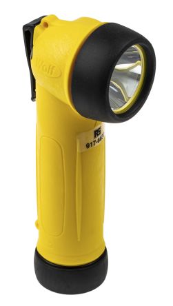 Wolf Safety TR-24 Taschenlampe Xenon Gelb Im Plastik-Gehäuse, 230 Lm / 5 M, 195 Mm ATEX, IECEx-Zulassung