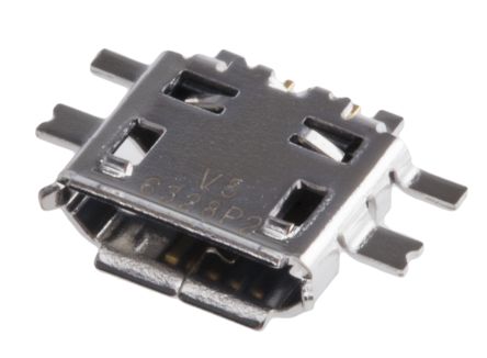 JST UB USB-Steckverbinder B Buchse / 1.8A, PCB