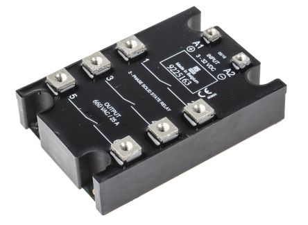 RS PRO Solid State Relay, 25 A Rms Load, Panel Mount, 660 V Ac Load, 32 V Dc Control
