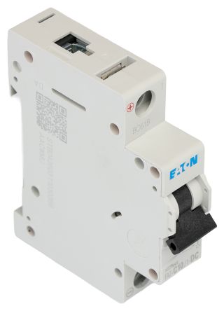 Eaton xEffect MCB, 1P, 10A Curve C, 125V DC, 10 kA Breaking Capacity