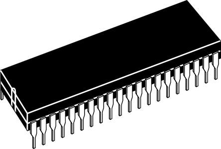 Microchip Mikrocontroller PIC18F PIC 8bit THT 32 KB PDIP 40-Pin 48MHz 2048 KB RAM USB