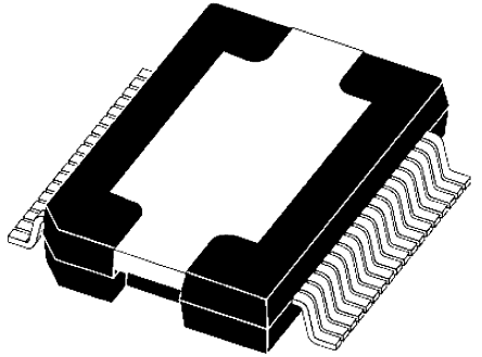 STMicroelectronics MOSFET-Gate-Ansteuerung 0,7 A 45V 36-Pin PowerSO