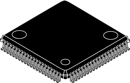 Microchip Mikrocontroller PIC18F PIC 8bit SMD 1 KB, 128 KB TQFP 80-Pin 64MHz 4 KB RAM