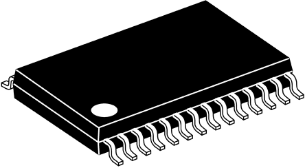 Microchip Microcontrôleur, 8bit, 768 B RAM, 16 KB, 256 B, 64MHz, SSOP 28, Série PIC18F