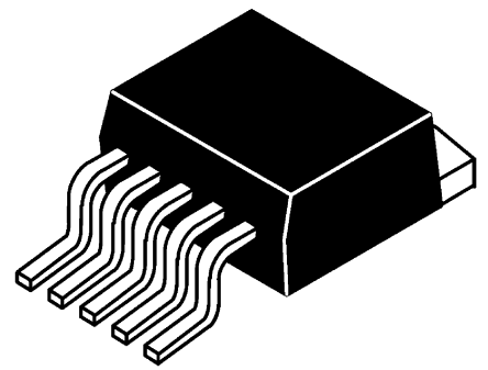 Texas Instruments Spannungsregler 1.5A, 1 Niedrige Abfallspannung D2PAK (TO-263), 5-Pin, Einstellbar