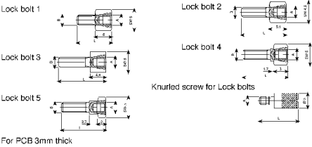 Provertha, TMC Series Female Screw Lock For Use With D-Sub Connector