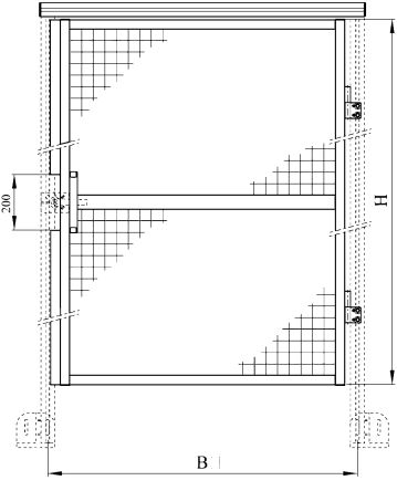 3842523165 Bosch Rexroth Ecosafe Door Frame Kit Aluminium