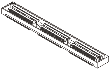 Samtec QSH Leiterplattenbuchse Gerade 180-polig / 2-reihig, Raster 0.5mm