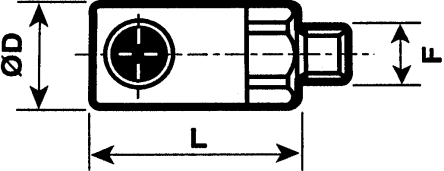 Staubli Sicherheits-Schnellkupplung, G3/8 Stecker, Mit Gewinde ISO C6