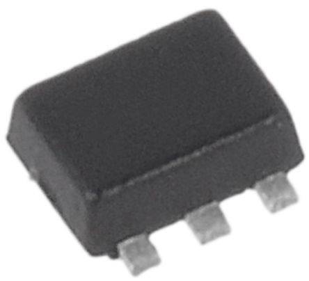 ROHM EMD53T2R SMD, NPN/PNP Transistor Dual / 100 MA 250 MHz, SOT-563 6-Pin