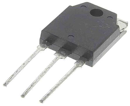 STMicroelectronics Transistor, 2SD1047, NPN 20 A 140 V TO, 3 Pines, 20 MHz, Simple