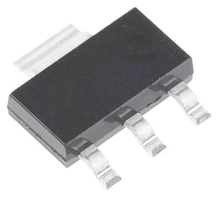 STMicroelectronics Transistor, NPN Simple, 10 A, 50 V, SOT-223 (SC-73), 4 Broches