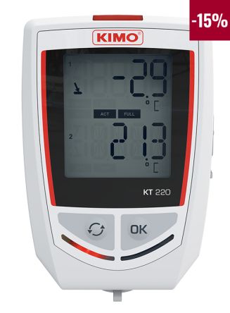 KIMO 3-Kanal Feuchtigkeit, Temperatur Temperaturmonitor, Sensor NTC