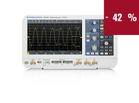 Rohde & Schwarz Bundle De Osciloscopio De Banco RTB-BNDL, Canales:4 A, 300MHZ