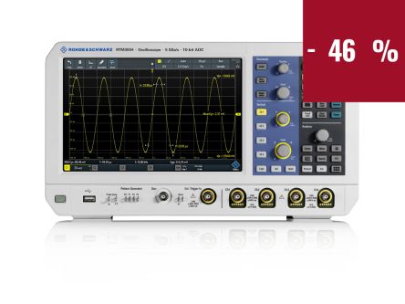 Rohde & Schwarz Bundle De Osciloscopio De Banco RTM-BNDL, Canales:4 A, 500MHZ