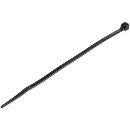 StarTech.com Cable Tie, Cable Ties, 150mm x 4 mm, Black Nylon, Pk-1000