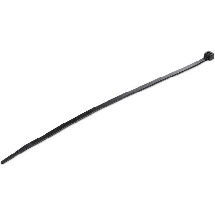 StarTech.com Cable Tie, Cable Ties, 250mm x 4 mm, Black Nylon, Pk-1000