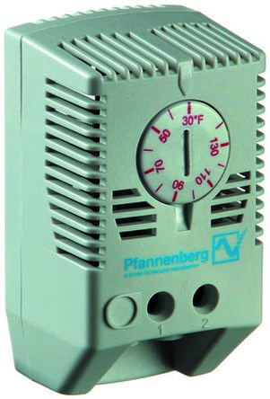 Pfannenberg FLZ Schaltschrank-Thermostat, +32 → +140 °F, Öffner