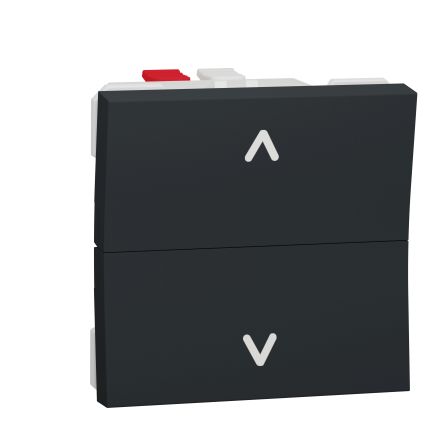 Schneider Electric Anthracite Rocker Light Switch, 2 Way, New Unica
