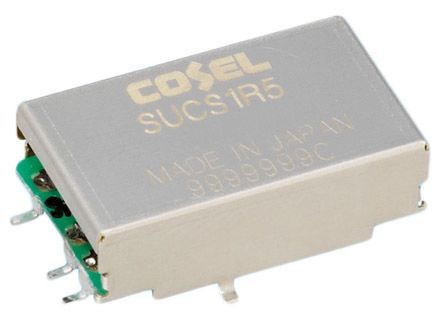 Cosel DC/DC-Wandler 1.56W 12 V Dc IN, 12V Dc OUT / 130mA 500V Ac Isoliert